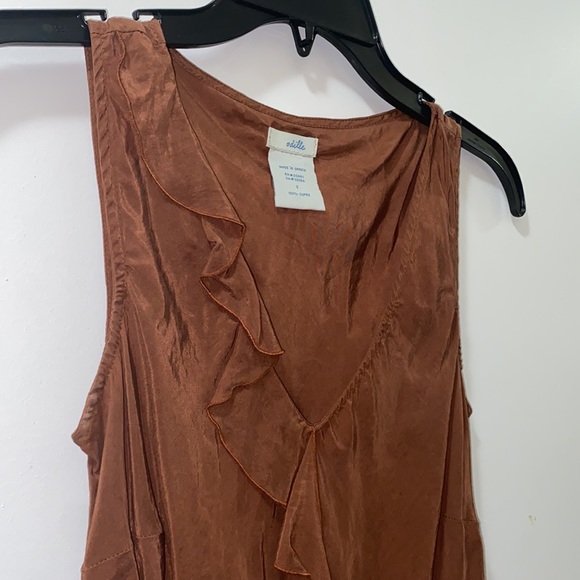 Odille Cupro sleeveless Copper color Shirt - Picture 2 of 9